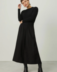 Beatrice Marcella Minimalist Black Midi Ensemble