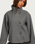 Margot Claire Funnel Neck Short Coat