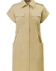 Valentina Catherine Utility Safari Shirt Dress