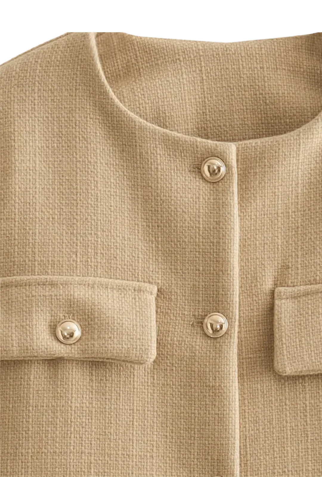 Structured Button-Up Shirt