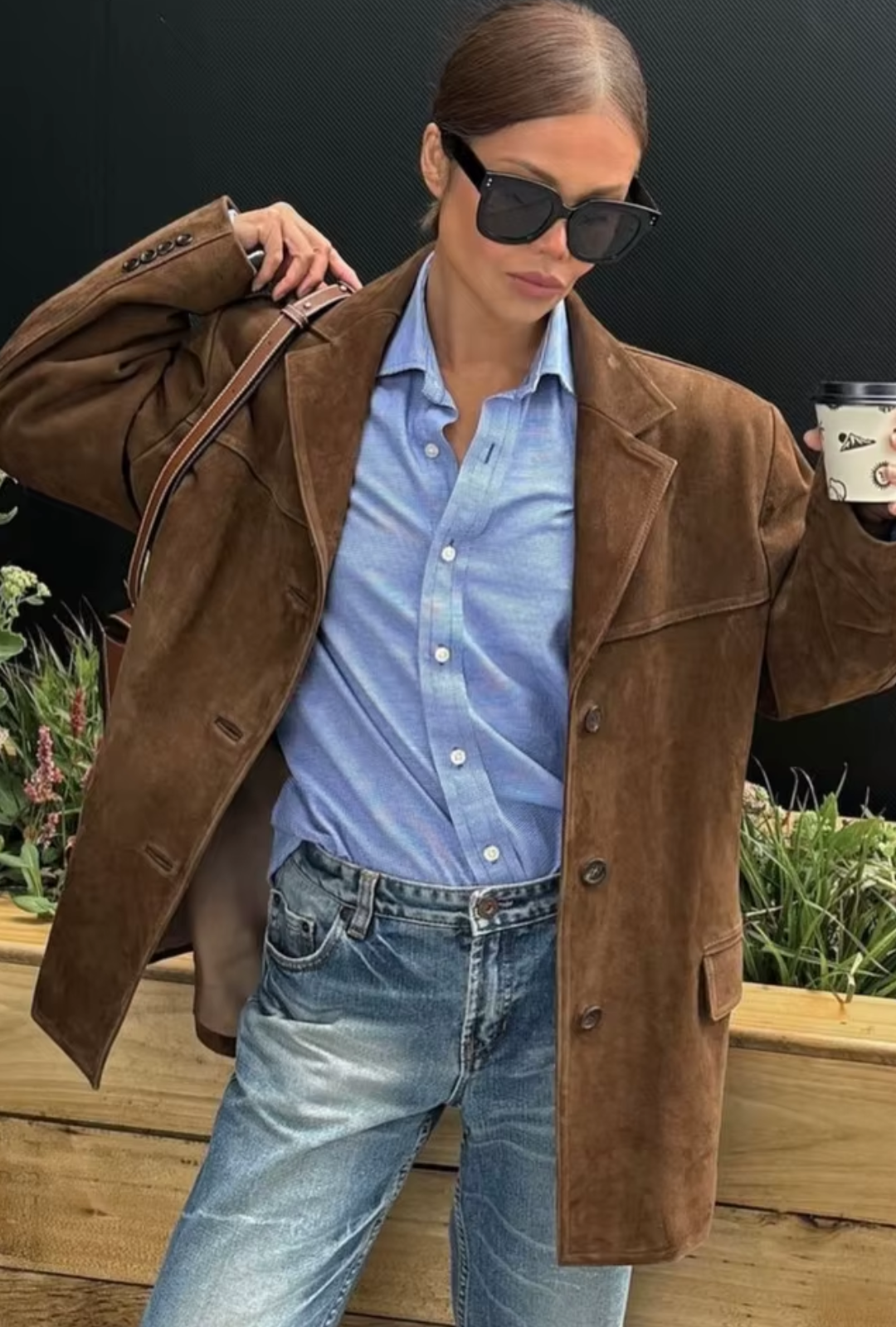 Giada Sophie Suede Blazer