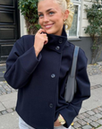 Margot Claire Funnel Neck Short Coat