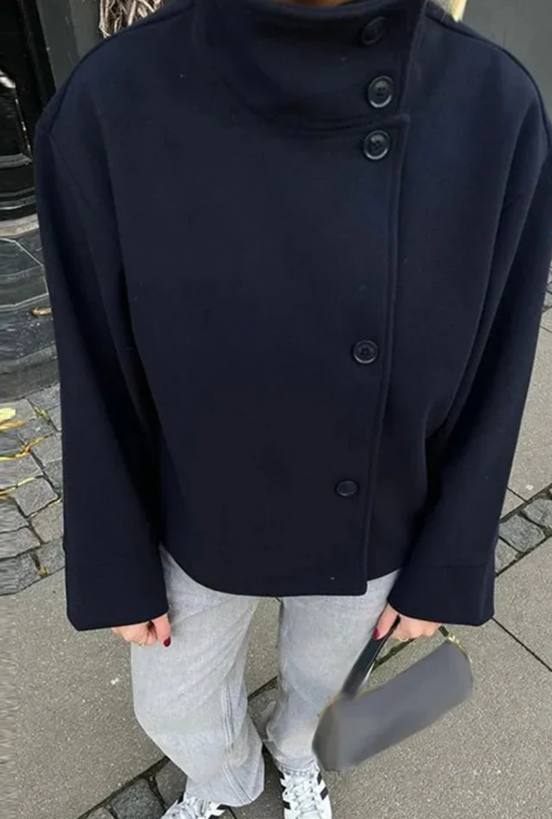 Margot Claire Funnel Neck Short Coat