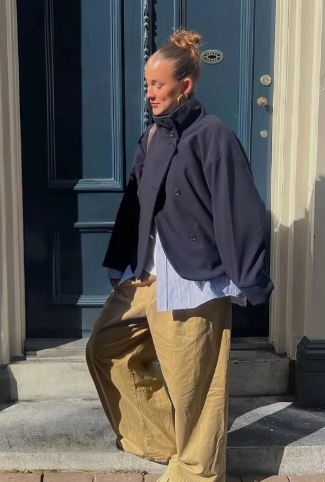 Margot Claire Funnel Neck Short Coat