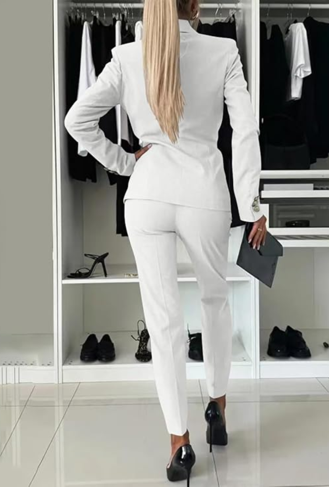 Blazer Beige Architecturé