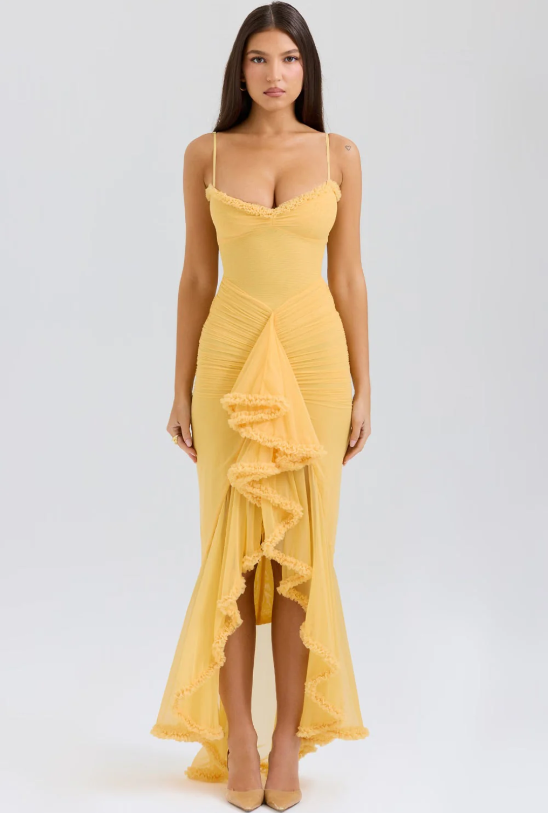 Robe midi de soirée élégante