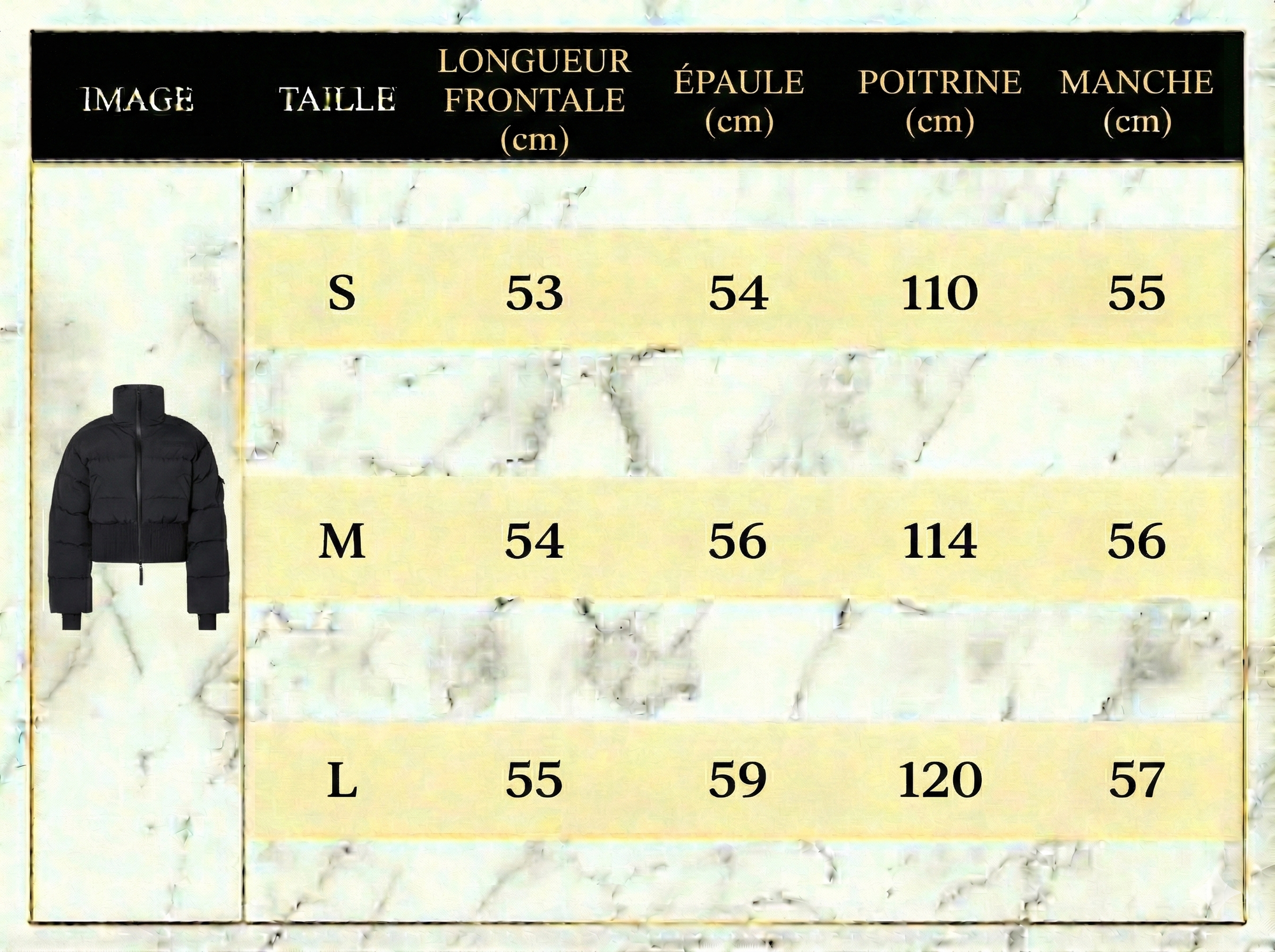 Haut veste court à manches longues